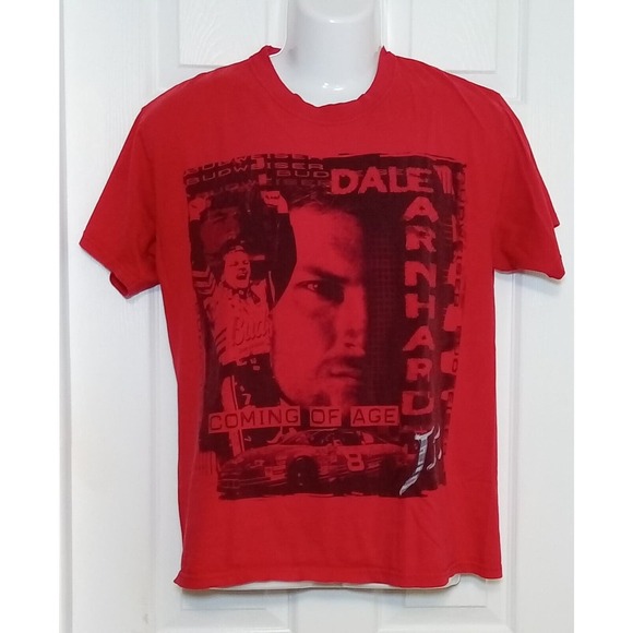 Vintage Dale Earnhart JR Red T-Shirt Medium - Picture 1 of 2